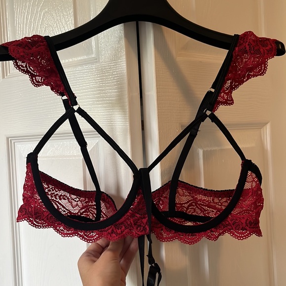 Shein choker garter underwire lingerie body suit - Picture 5 of 6